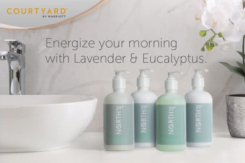 Shampoo - Eucalyptus & Lavender Scent - Featured in Courtyard by Marriott and Residence Inn Hotels - Cleansing & Moisturizing - All Natural Shampoo - 8.5oz