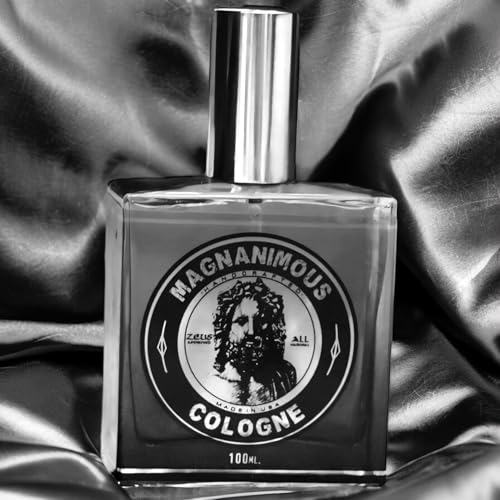 MAGNANIMOUS COLOGNE (100 ML) - "ALEXANDER" SCENT (MAHOGANY, COGNAC, BLOOD ORANGE, RED PEPPER, CLARY SAGE, BOURBON, & SANDALWOOD) SMELL MAGNANIMOUS WITH THE BEST SMELLING COLOGNE ON THE PLANET!