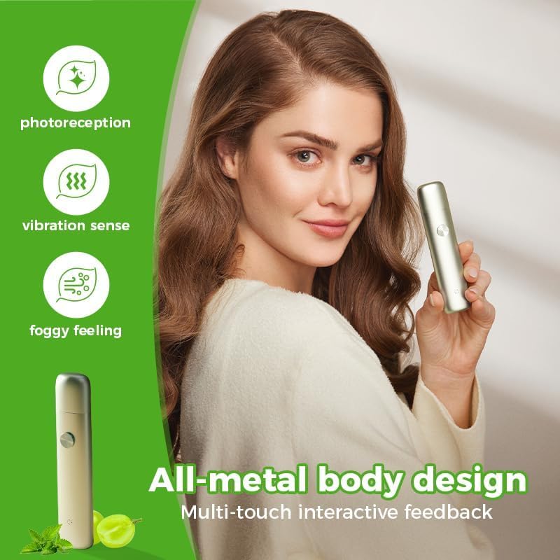 Smart Electric Oral Spray - Mouth Spray Fresh Breath, Cool Freshener Breath Spray for Bad Breath, Alcohol Free, Rechargeable, Portable, Various Flavors with 3 Integrated Pods (Classic+3 Bombs)