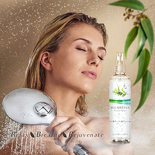 Luxury Eucalyptus Shower Spray - Best Eucalyptus Mist for Spa & Bath (8oz)