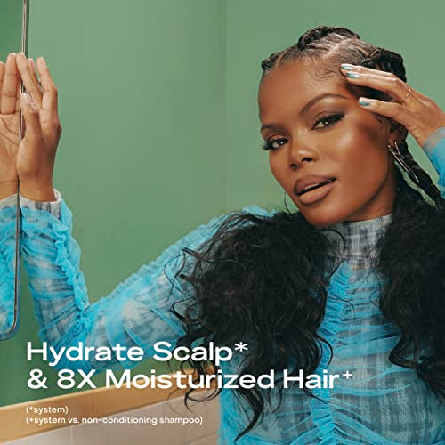 SheaMoisture Scalp Moisture Shampoo Aloe Butter & Vitamin B3 Hair Care with a Boost of Hydration To Hydrate Scalp + Moisturized Hair 13 oz