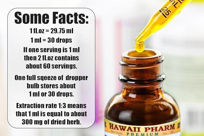 Queen's Root Alcohol-Free Liquid Extract, Queen's Root (Stillingia Sylvatica) Dried Root Glycerite Natural Herbal Supplement, Hawaii Pharm, USA 4 fl.oz