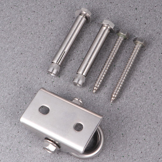 LOLIPPYY Stainless Steel Swivel Hook for Hammock Swing Chair Home Use Silver 360 Degree Rotation Without Twisting 1 Set