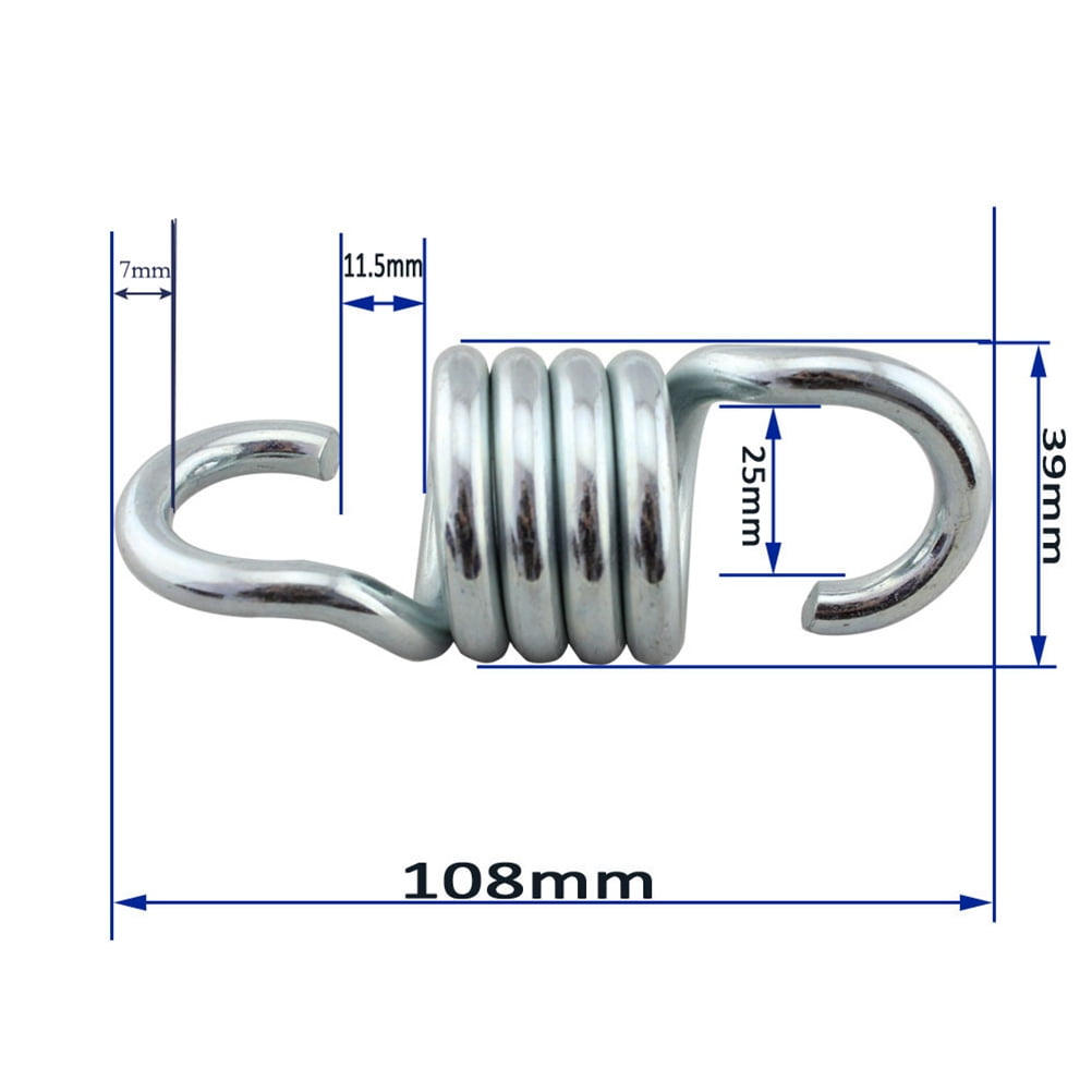 STRANDCHIC 2Pack Hammock Spring Hook Heavy Duty Stainless Steel Secure Clipping Outdoor Relaxation