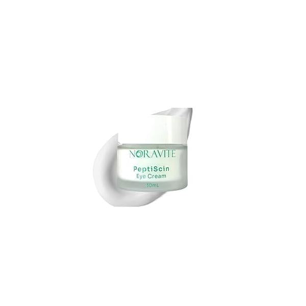 PeptiScin - Peptide Eye Cream with Hyaluronic Acid and Escin | Rich Moisturizing Dark Circle Brightens Tones 1.01 Ounce