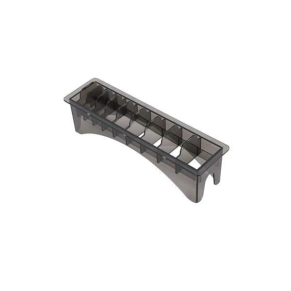 Clipper Guard Holder, Clippers Comb Holder Case Plastic Guide Combs Storage Box Professional Barber Guards for Universal Hair with 10 Slots Limit Organizer Container Barbershop Use